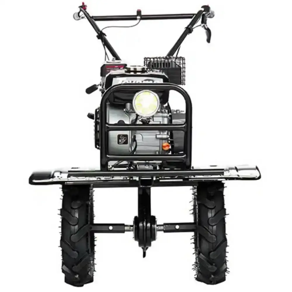 Motocultivador à gasolina 7HP com rodas e enxada rotativa TT90R-XP-U Toyama — fotografia 5