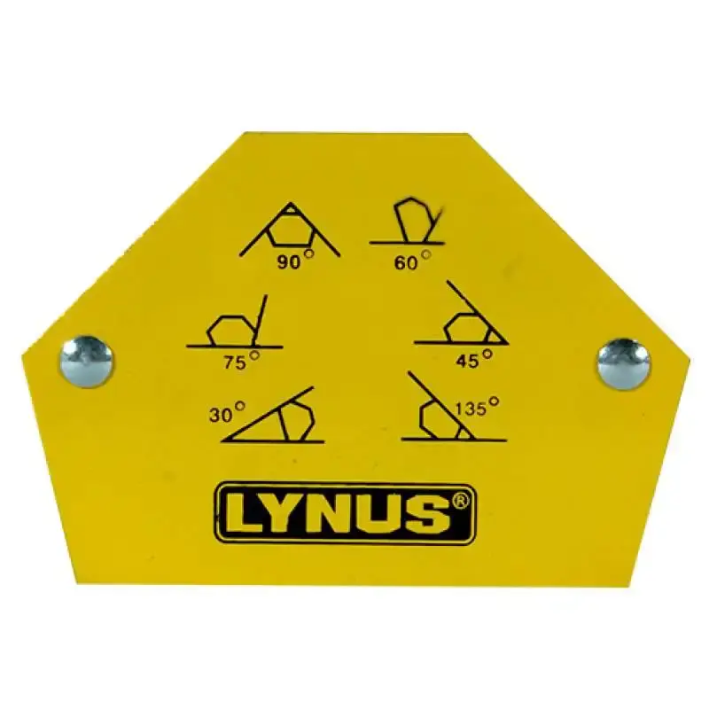 Esquadro magnético hexagonal para soldador 12 KG EML-12A Lynus — fotografia 3
