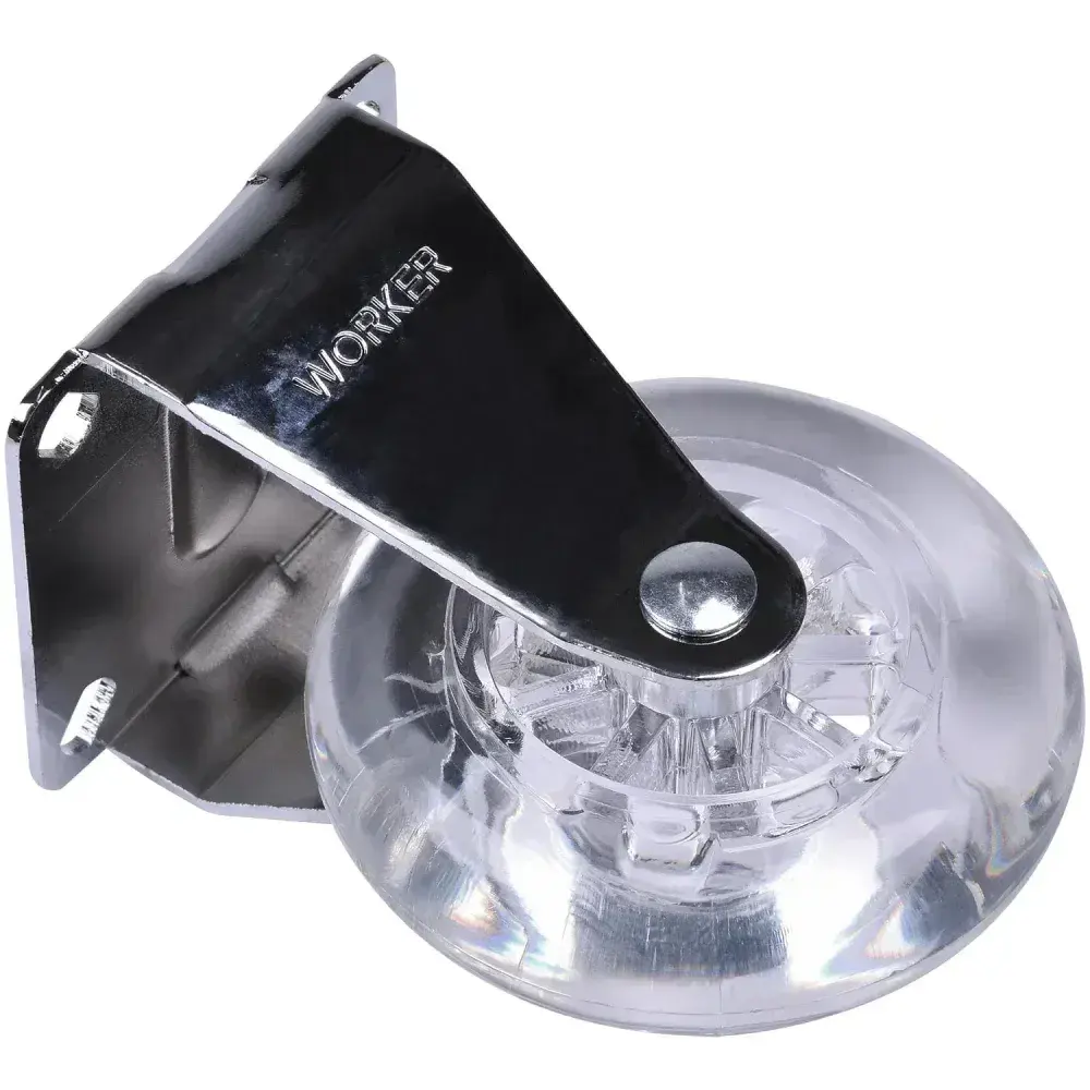 Rodizio de gel 75MM fixo cristal Worker — fotografia 8