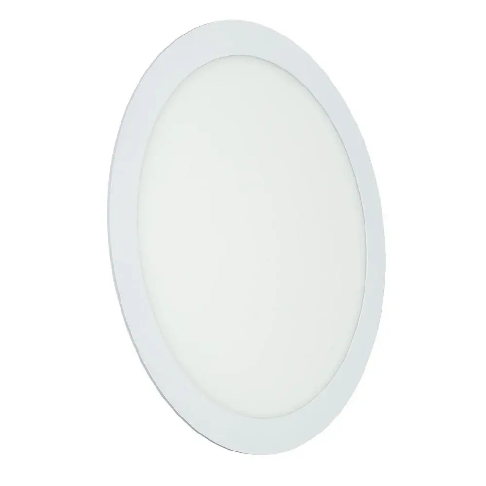 Painel led redondo p/ embutir com luz amarela 18W biv Liege — fotografia de referência