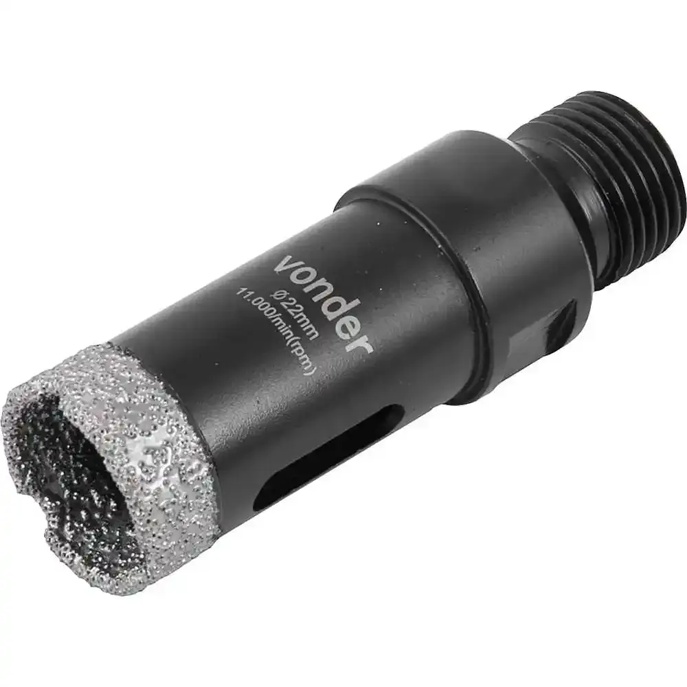 Serra copo diamantada 22MM para esmerilhadeira Vonder — fotografia de referência