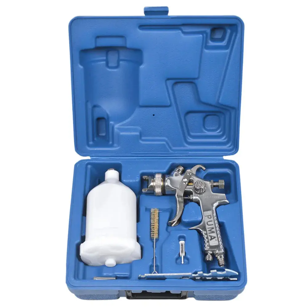 Pistola de pintura por gravidade bico 1.4 hvlp AS1105G Puma — fotografia 10