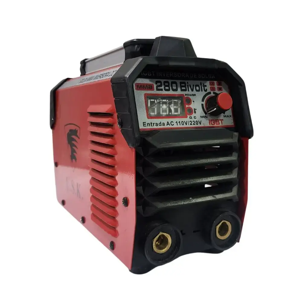 Máquina de solda inversora bivolt display digital MMA-280 USK