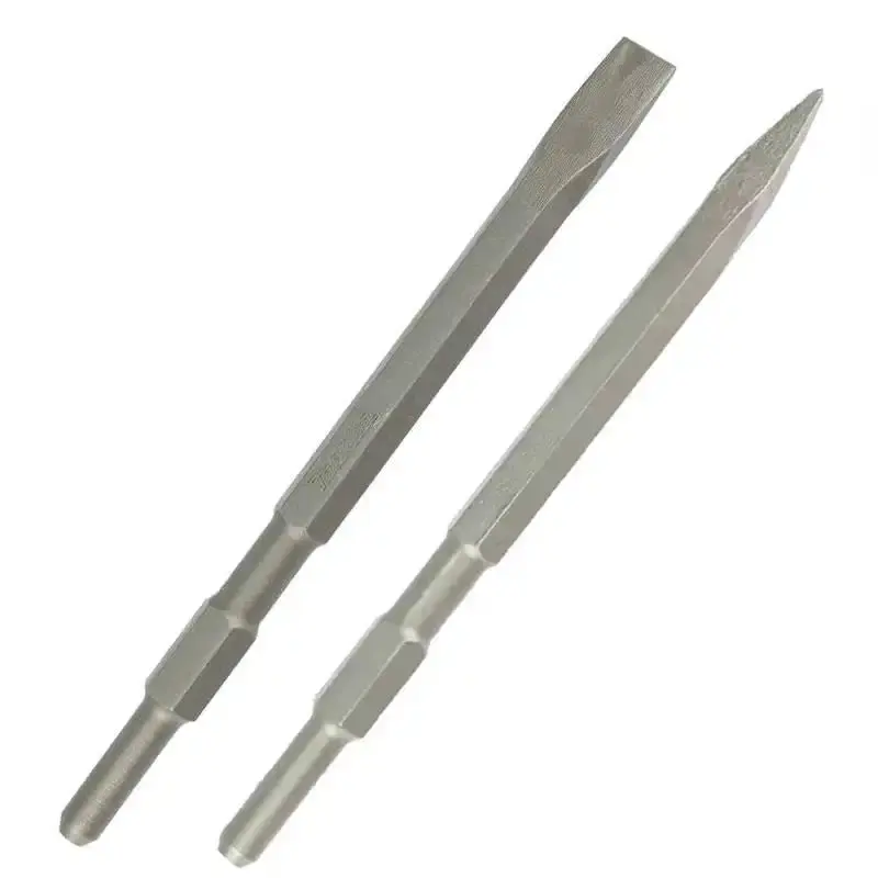 Kit ponteiro 280 MM D-08682 + talhadeira 280 MM para martelete demolidor M8600G Makita — fotografia de referência