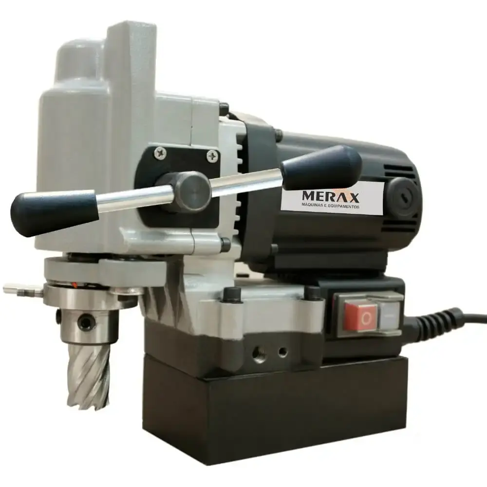 Furadeira de base magnética 13 a 32 MM CTYP-28A Merax 220 V