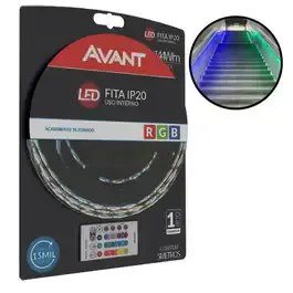 Fita de LED RGB 5 metros 14,4W/M 12V IP20 com transformador Avant — fotografia 2