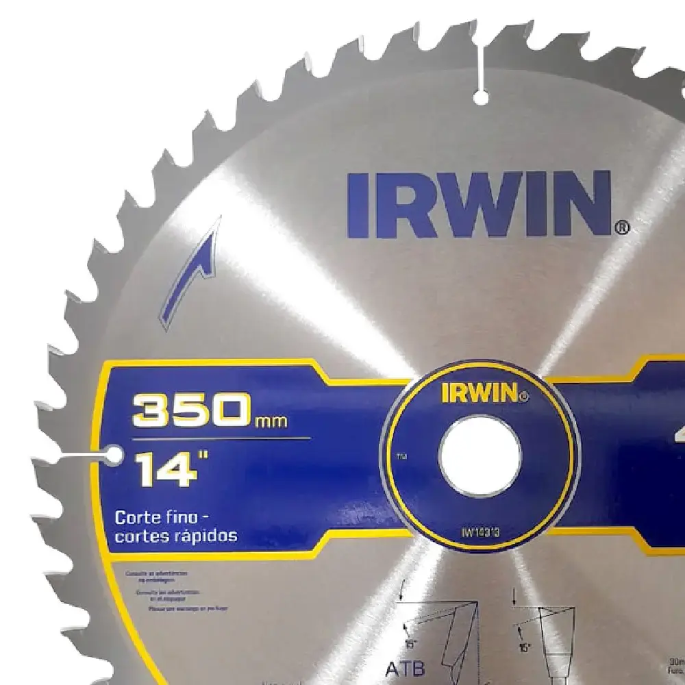 Serra circular widea 14 pol 350MM x 48D IW14313 Irwin — fotografia 2