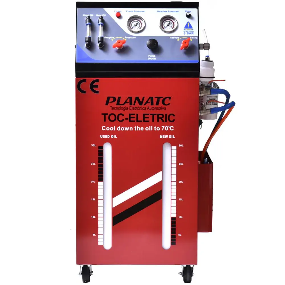 Máquina troca de óleo automotivo elétrica 220V 1 hp reservatório 60L Planatc — fotografia 2