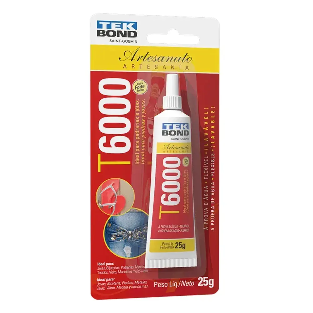 Adesivo para artesanato T6000 25G Tekbond — fotografia 2