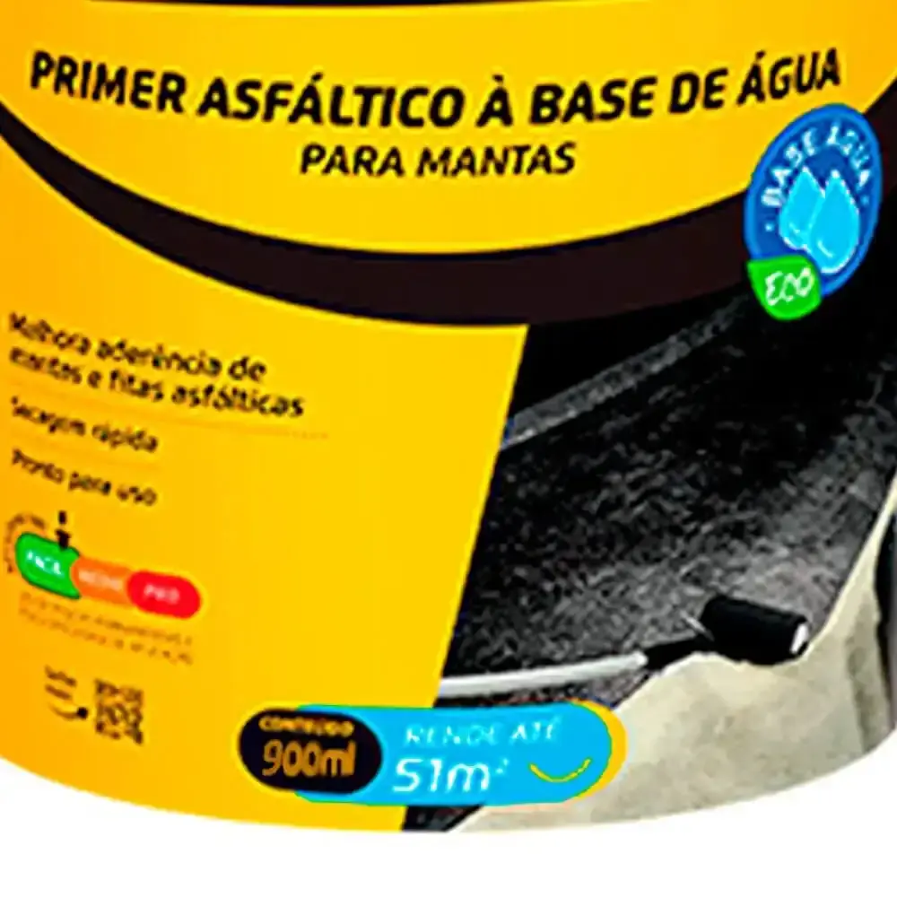 Primer para manta asfáltica base agua vedacit 900ML 121908 otto — fotografia 3