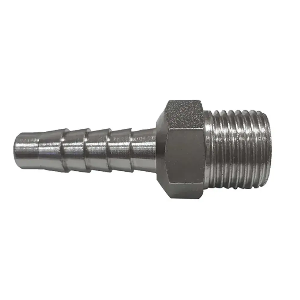 Adaptador rosca macho 3/8 para mangueira 1/4 Schweers