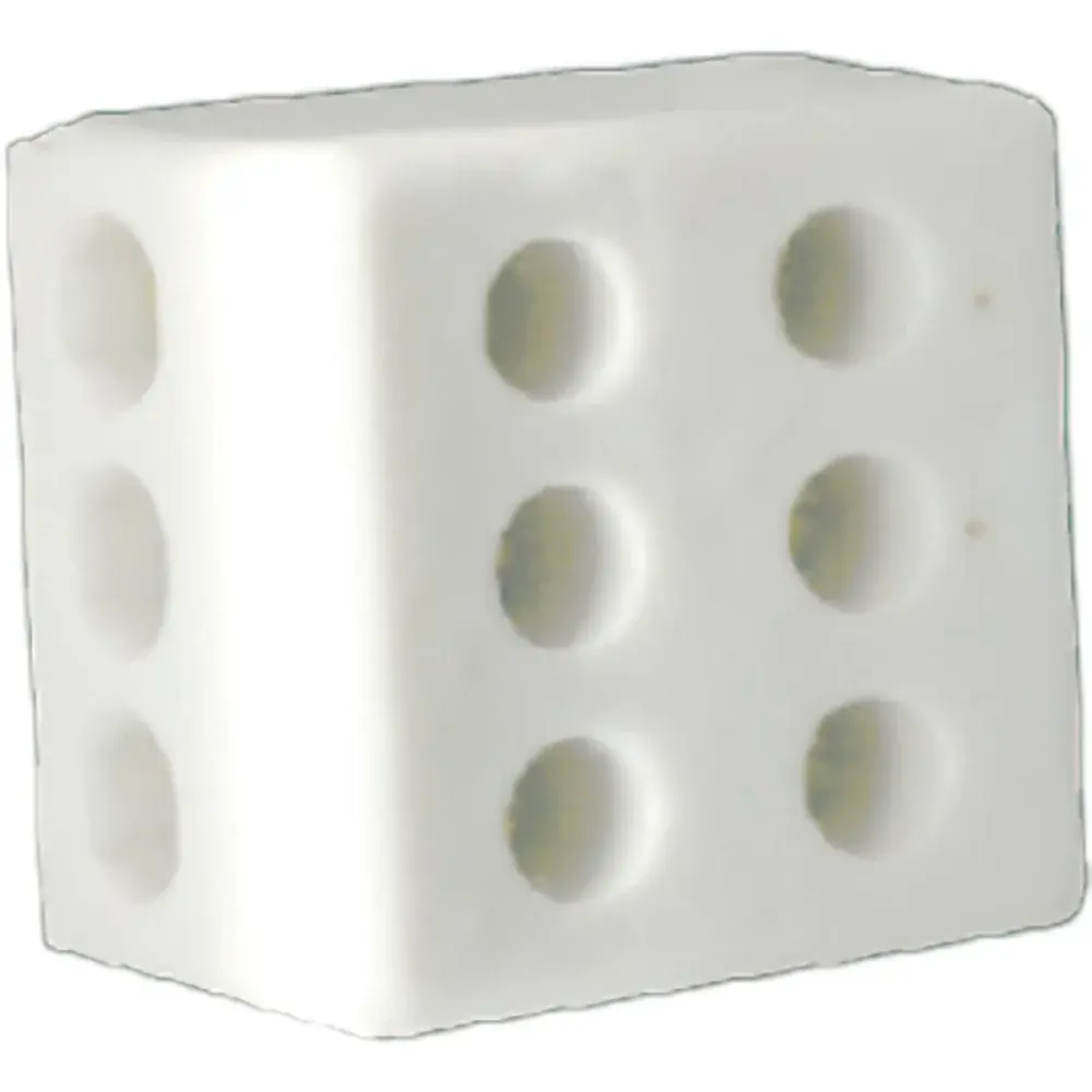 Conector porcelana tripolar 10MM Lorenzetti