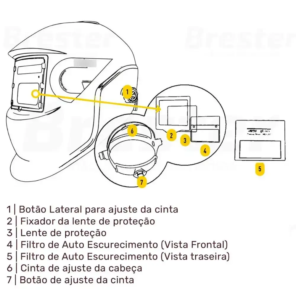 Kit máquina de solda inversora MMA-250 painel digital bivolt 110/220V + máscara de solda automática USK — fotografia 7