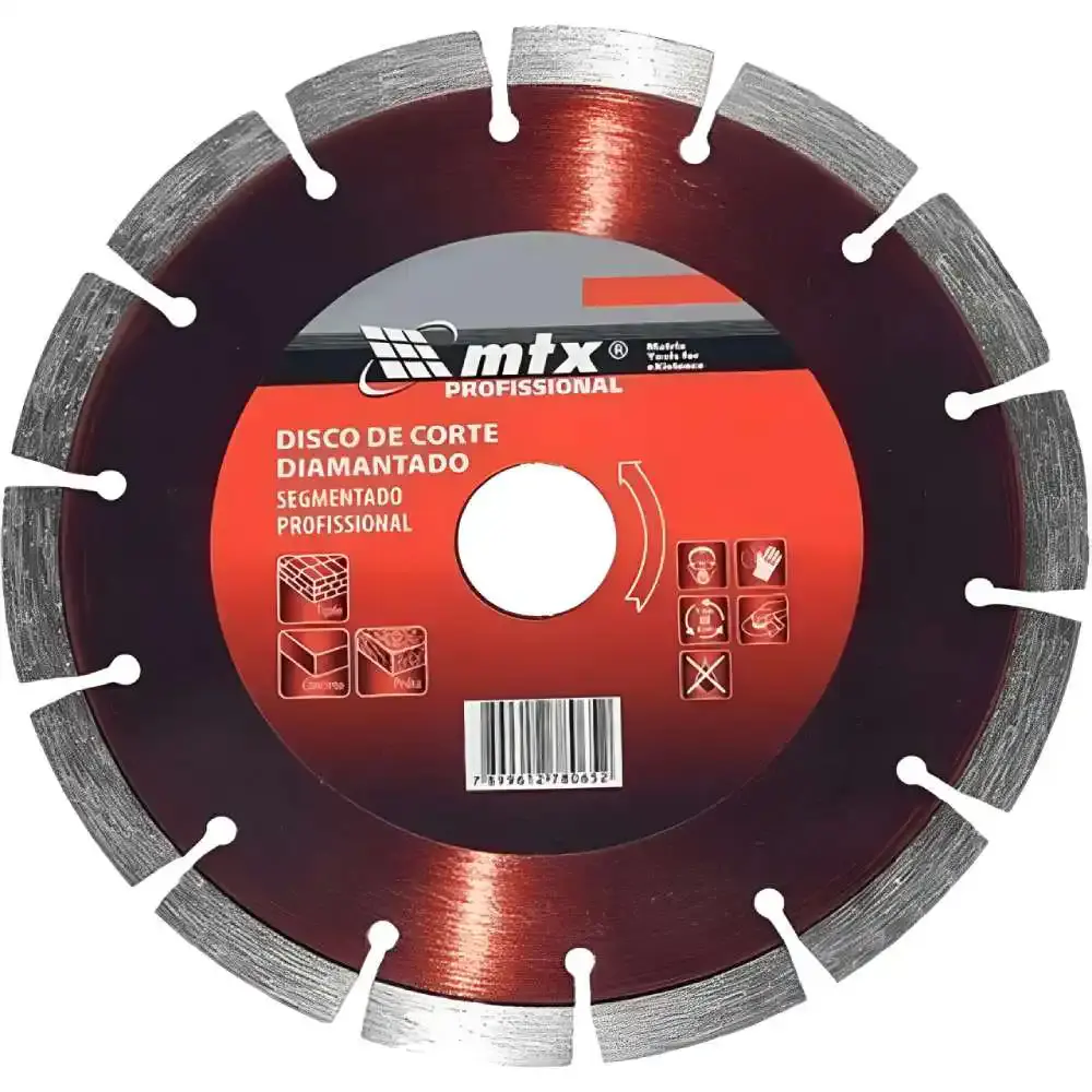 Disco de Corte 14 POL Diamantado Segmentado p/ Asfalto e Concreto Profissional MTX
