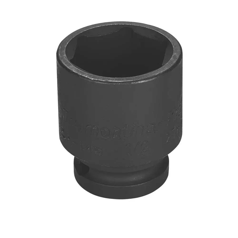 Soquete de impacto sextavado em aço cromo molibdênio 28 mm - encaixe 1/2 Tramontina 44880128 — fotografia de referência