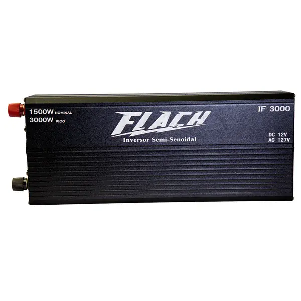 Inversor de tensão IF3000-3 semi senoidal 12V/127V - Flach
