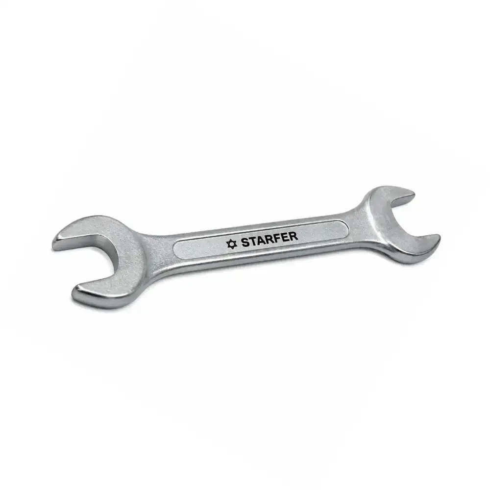 Chave fixa 1,2X1,3CM aço cromado Starfer