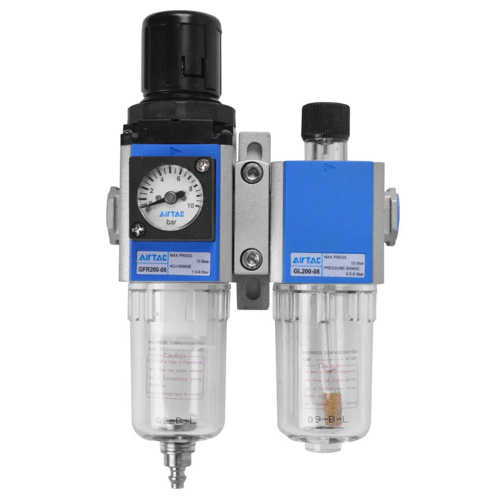 Filtro regulador lubrificador TFRL14 de 5 micras 1/4 Puma