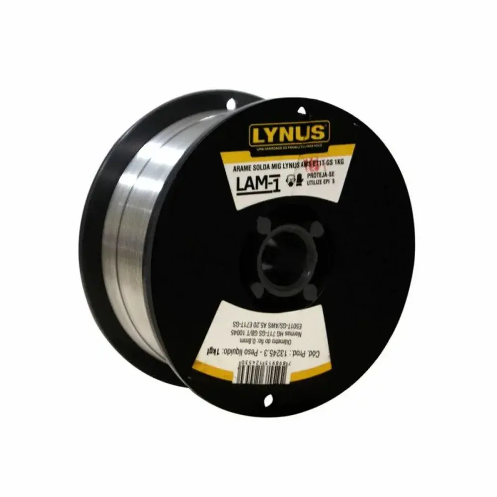 Arame de solda mig aws LAM-1 1KG Lynus — fotografia 6