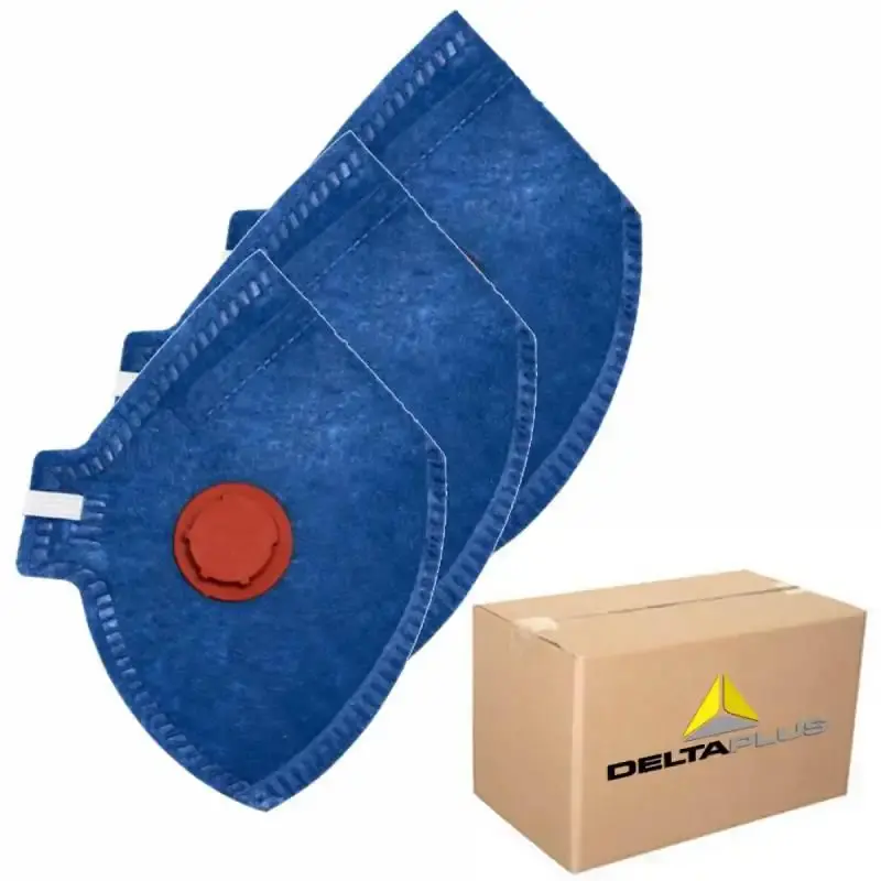 Respirador P-1 com válvula PFF1 CA 33.970 com 100 unidades delta plus