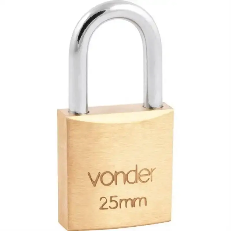 Cadeado de latão 25 MM Vonder — fotografia de referência
