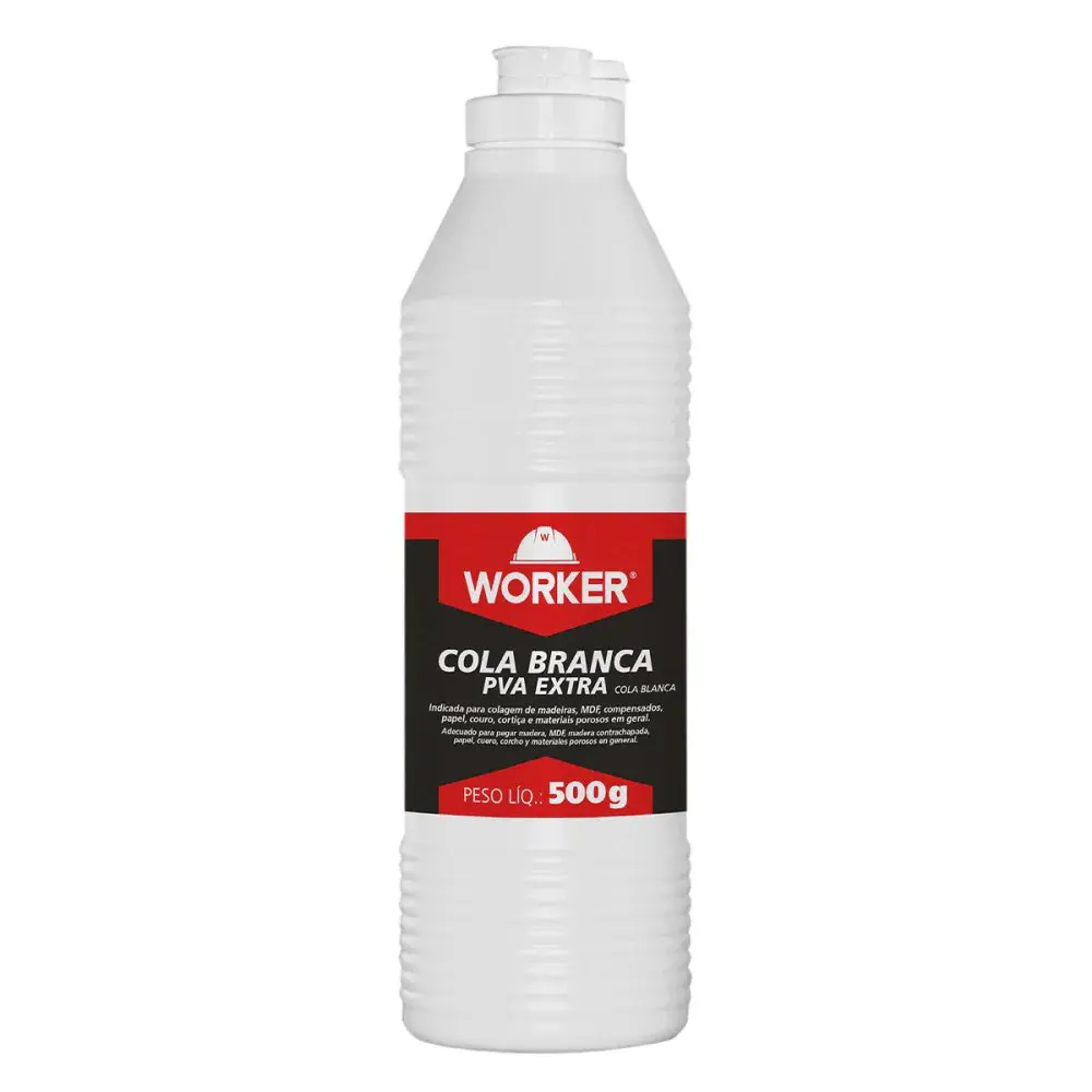 Adesivo cola branca pva extra 500G Worker — fotografia de referência