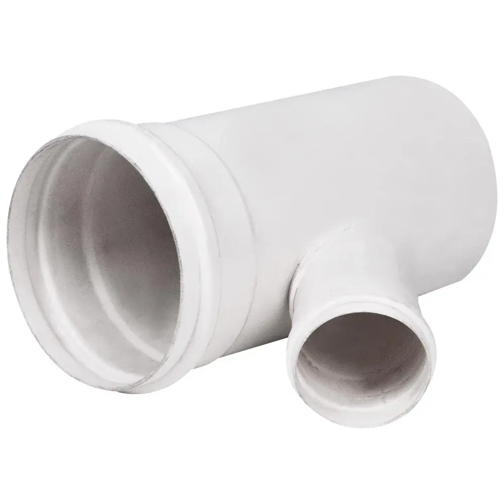 Junção de esgoto simples branco 150X75MM corr plastik — fotografia 2