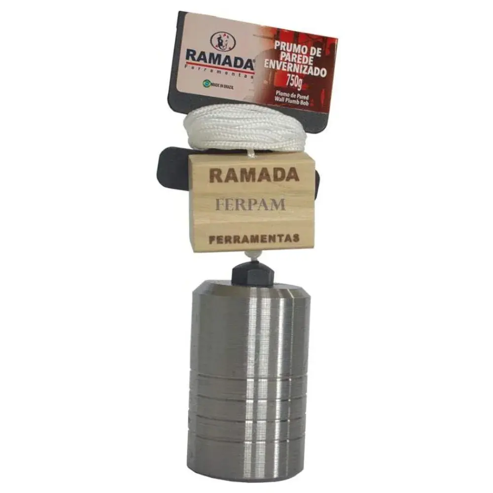 Prumo pedreiro nr 04 750GR Ramada