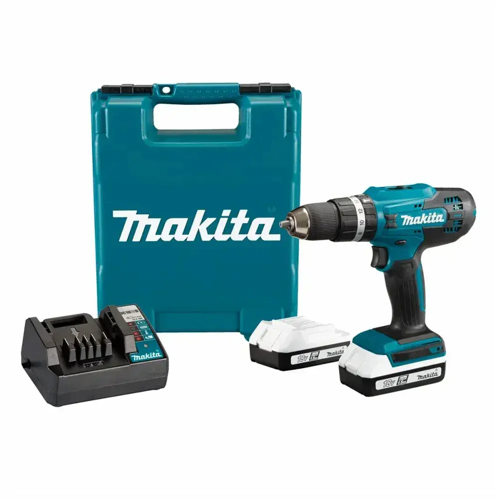 Furadeira parafusadeira com acessórios HP488DWE 18V Makita — fotografia 3