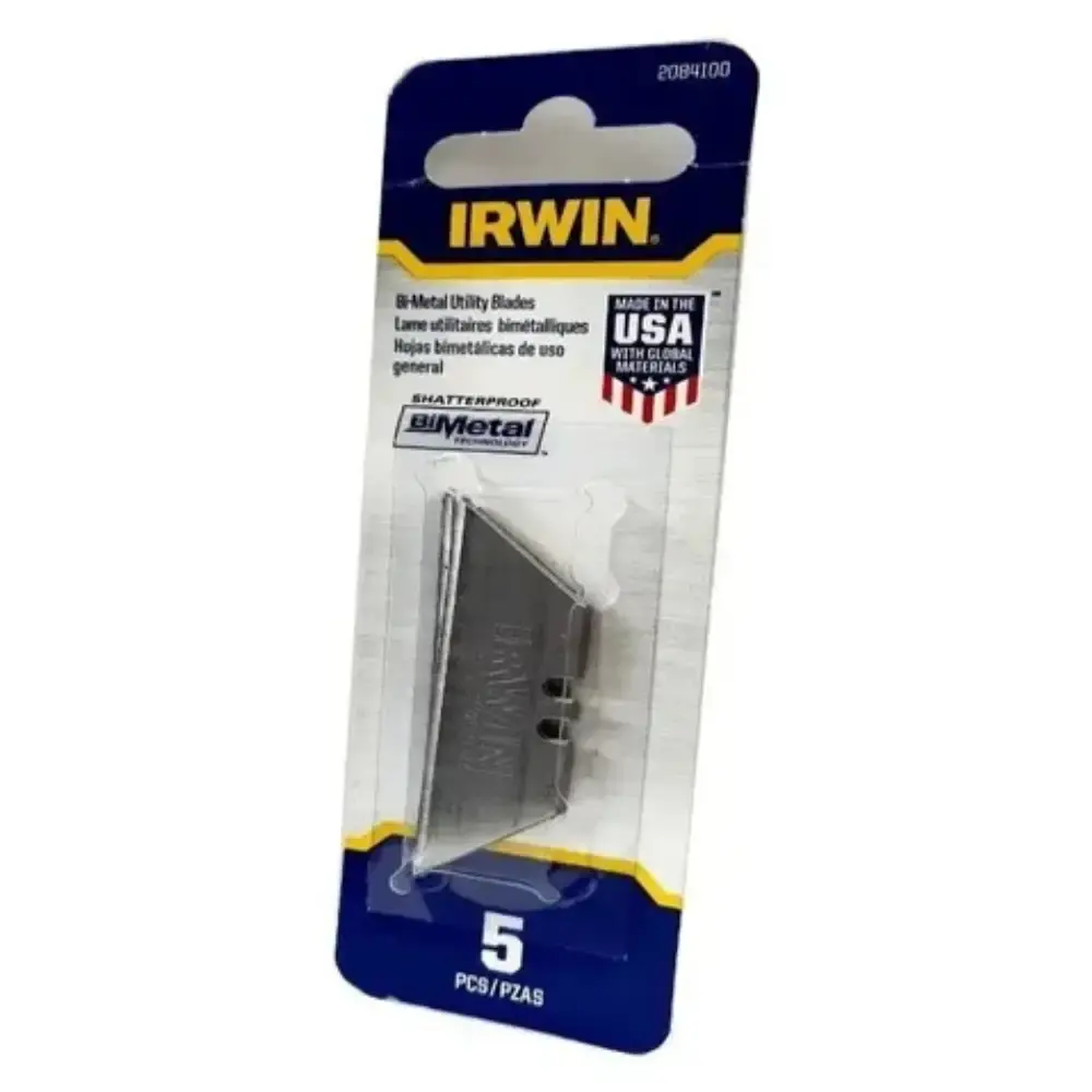 Lâmina para estilete trapezoidal Kit com 5PÇS 2084100 IRWIN — fotografia de referência