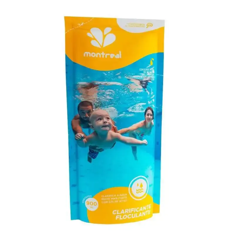 Cloro floculante clarificante 900 ML refil kit com 5 unidades Montreal — fotografia 2