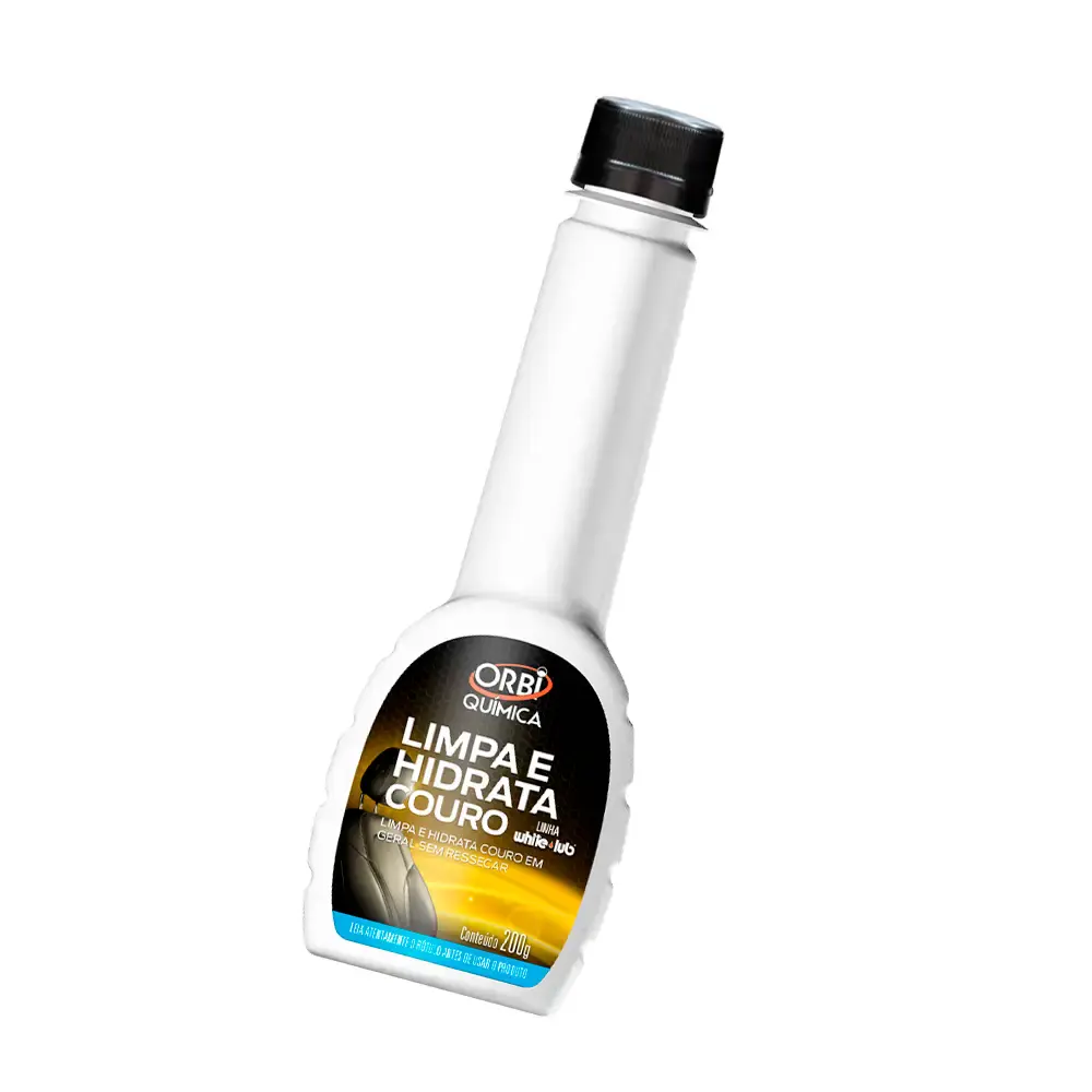 Limpador de couro renova e hidrata estofados de couro 200ML Orbi — fotografia 3