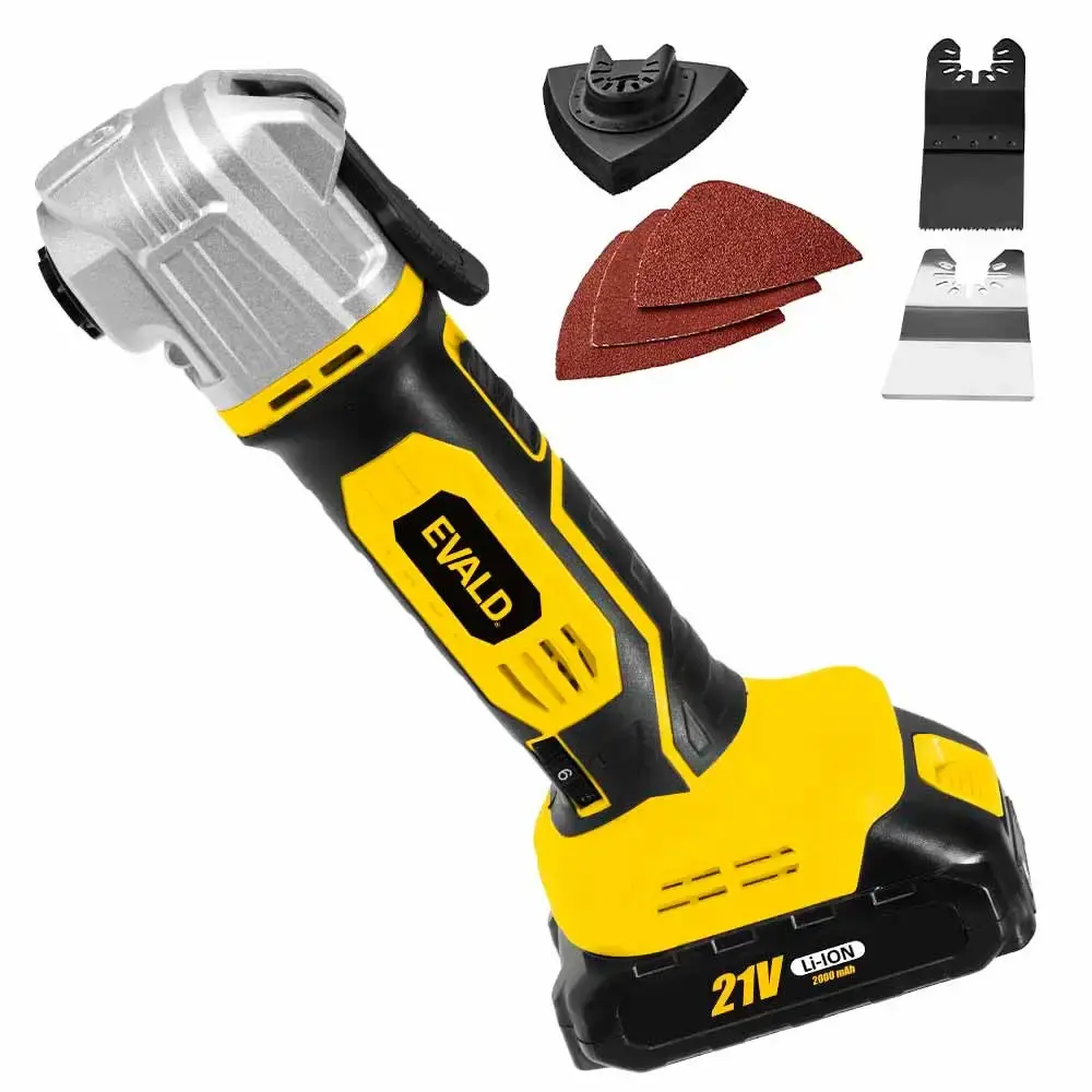 Multiferramenta oscilante bateria 21V 2,0AH com maleta BMC e kit 6 acessórios EMFO-21V Evald — fotografia 5