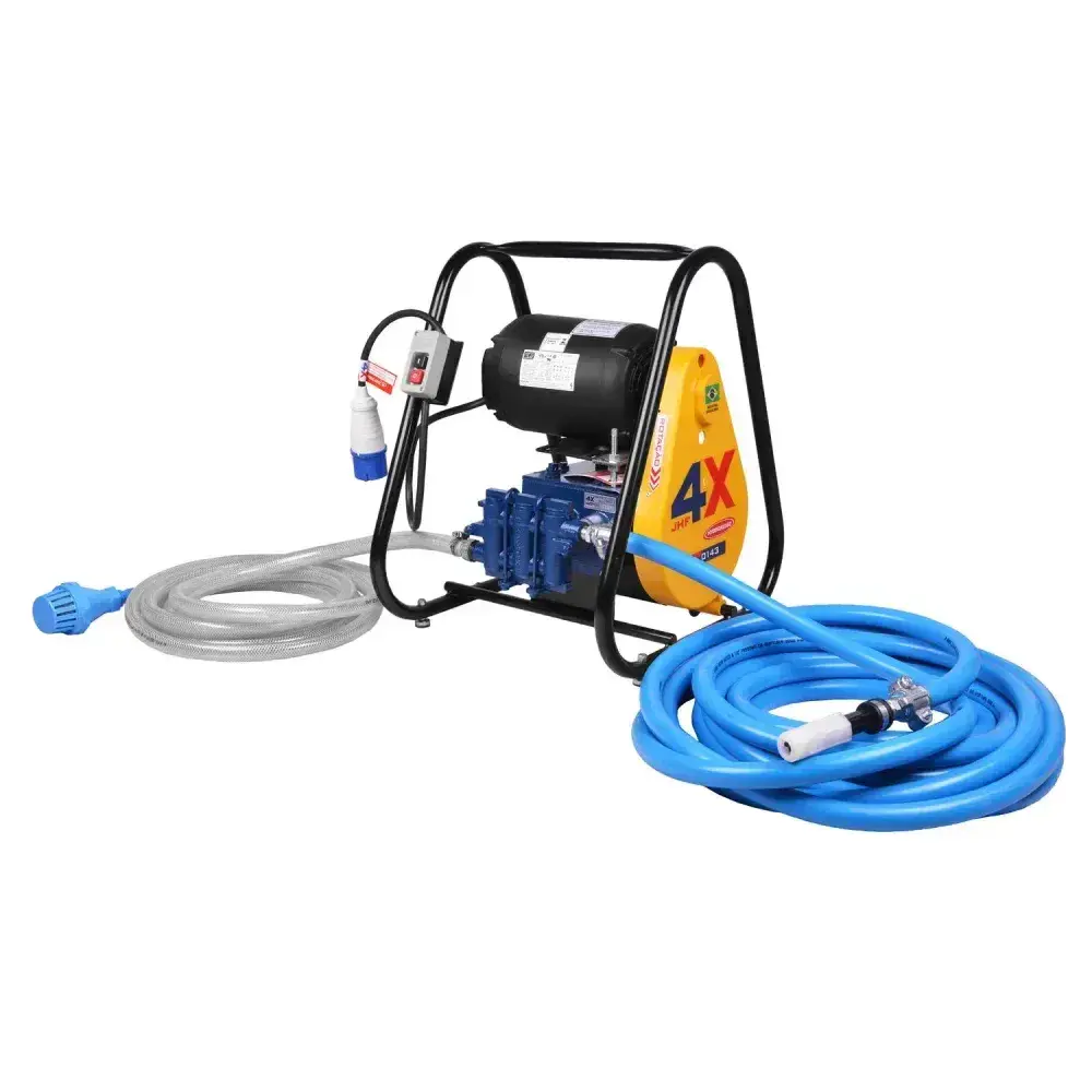 Lavadora de pressão com motor 1,5CV 500PSI 220V MB0143 fixa Jhf4x — fotografia 6