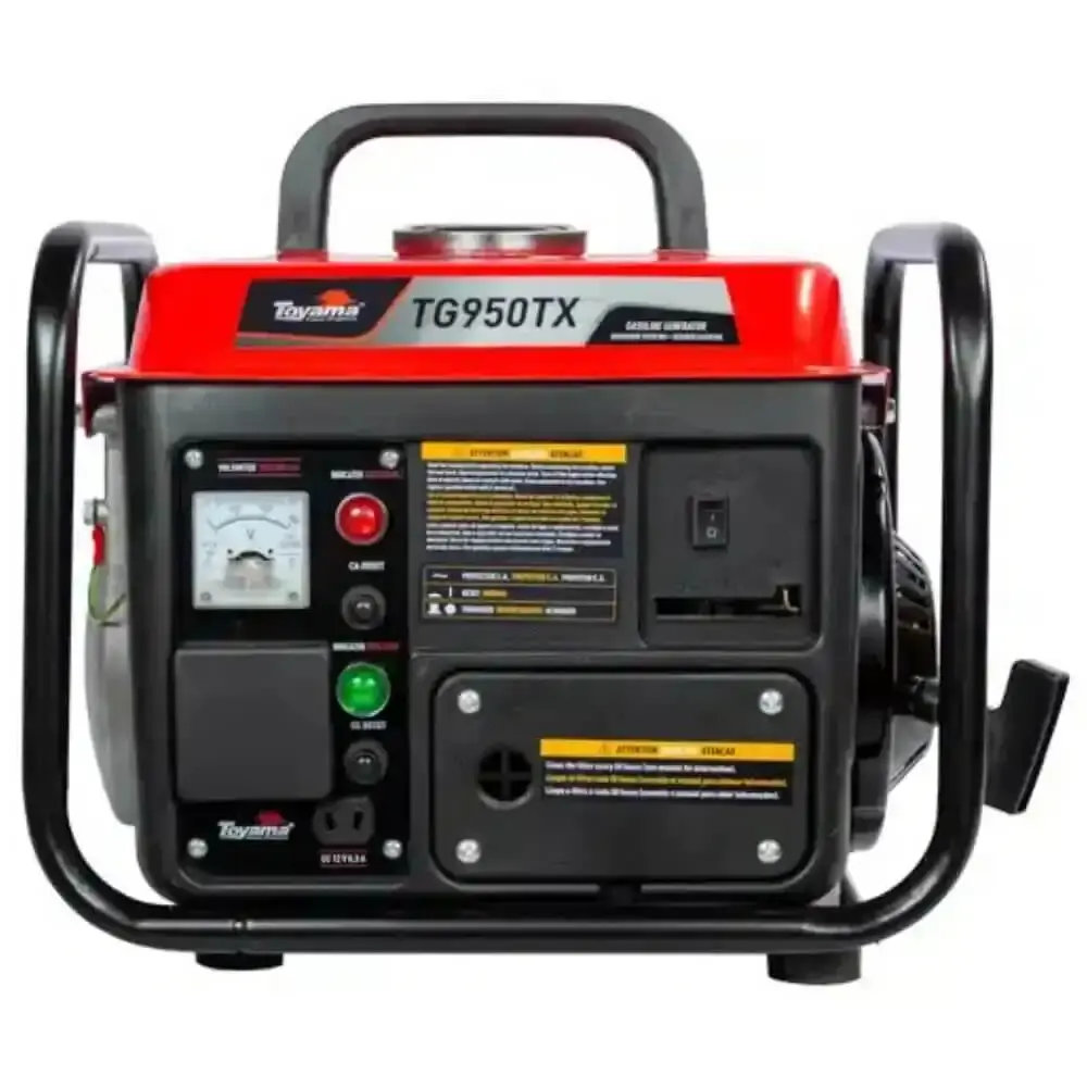Gerador gasolina com voltímetro e carregador monofásico TG950TX Toyama 110 V — fotografia 2