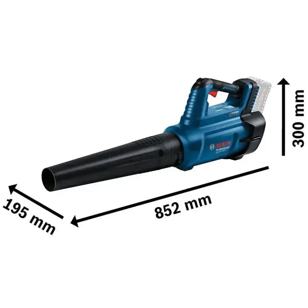 Soprador de ar 18V-750 brushless + bateria + carregador Bosch — fotografia 4