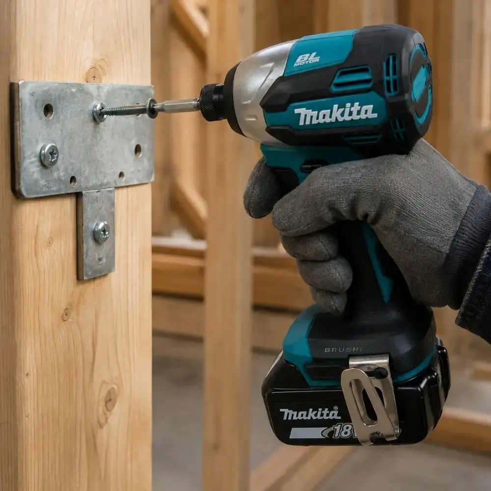 Parafusadeira de impacto a bateria 18V 170NM DTD158WVE Makita — fotografia 7