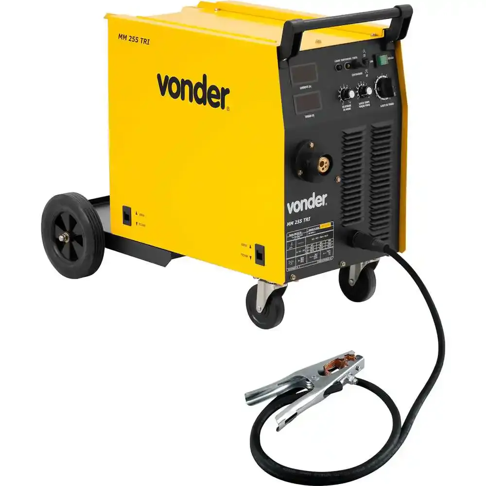 Máquina para solda MIG MAG MM 255 trifásica VONDER Vonder Cross — fotografia 3