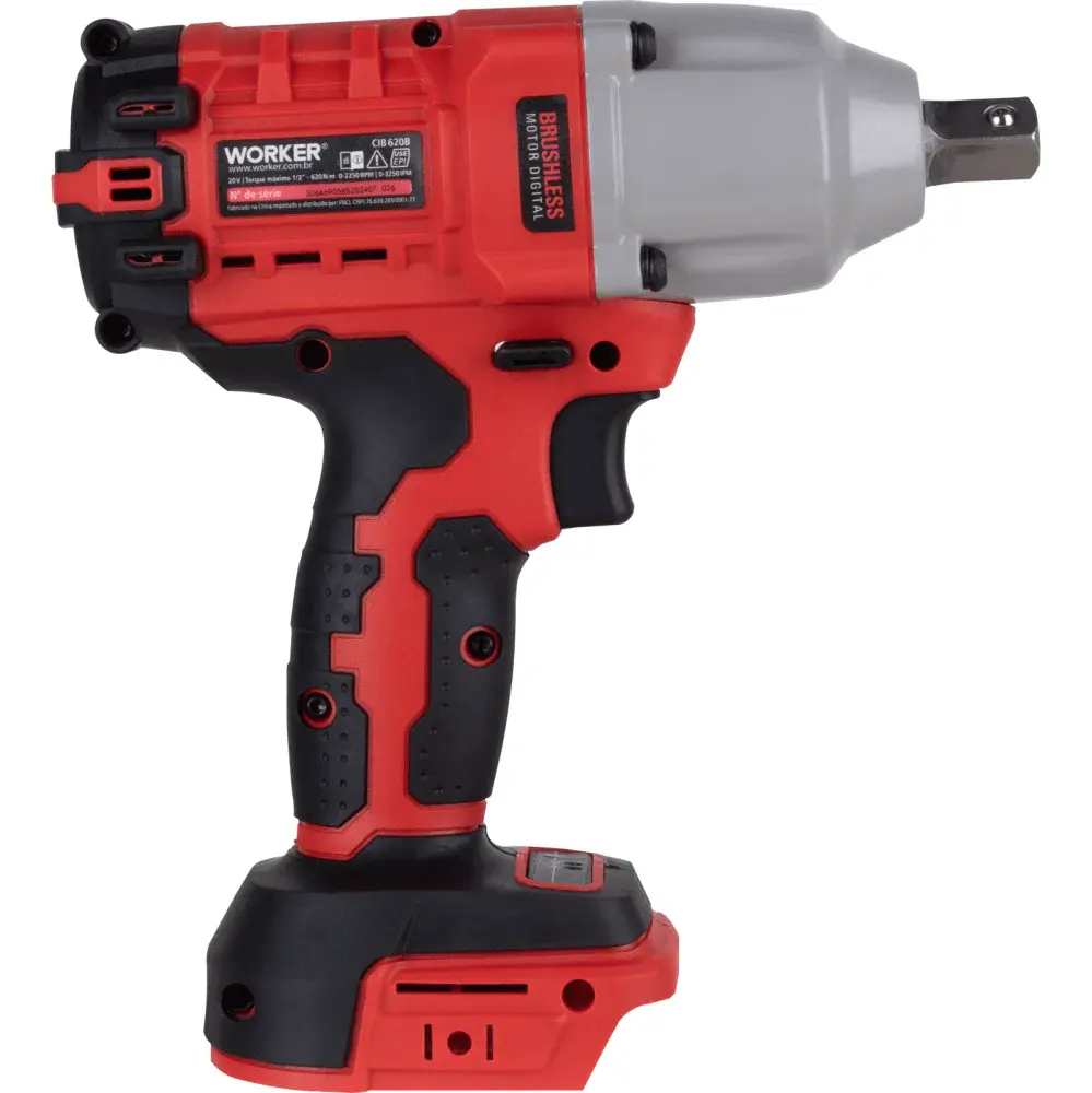 Chave de impacto torque de 620NM com motor brushless Worker — fotografia 2