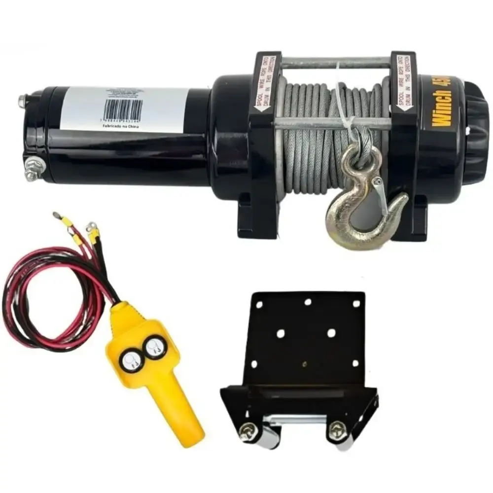 Guincho elétrico 12V 2041 KG com cabo 10 metros IWGE4500 ImportWay