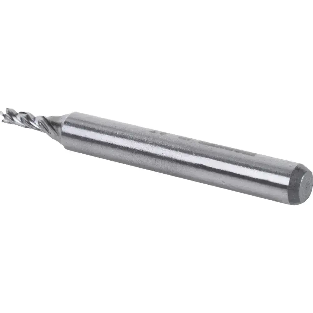 Fresa de topo reto aço rápido 2,5MM haste 6MM Worker — fotografia 10