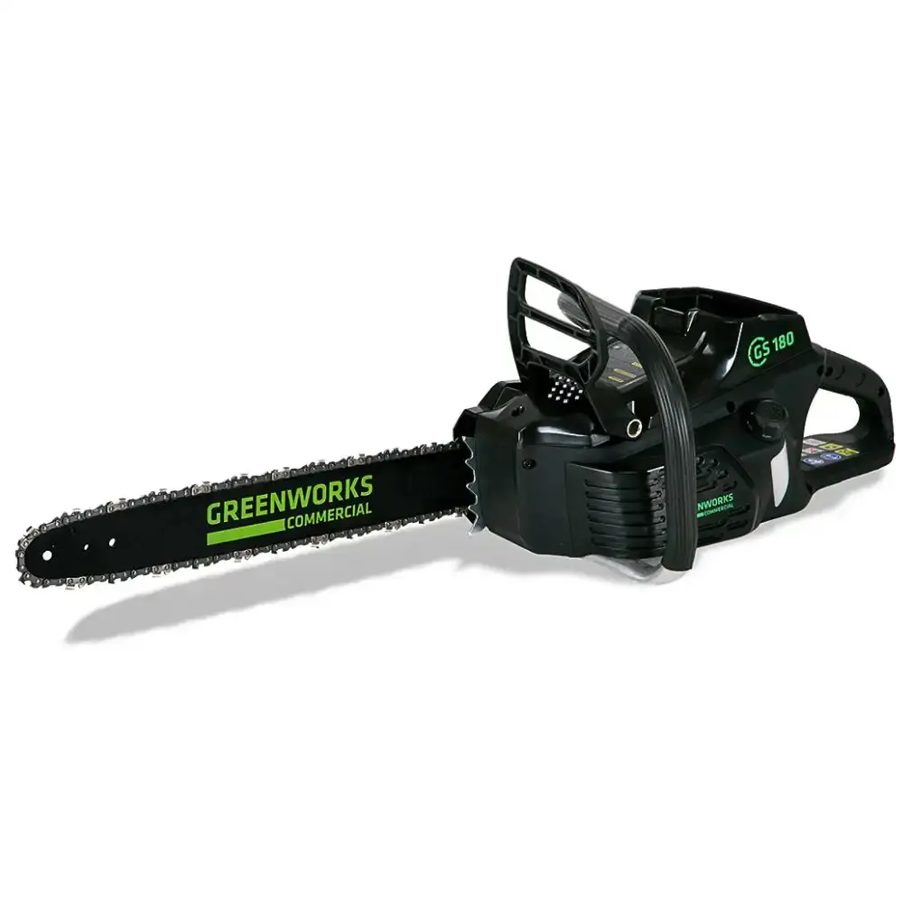 Motosserra 82V brushless sabre 18 POL + bateria 4,0AH + carregador bivolt Greenworks — fotografia 2