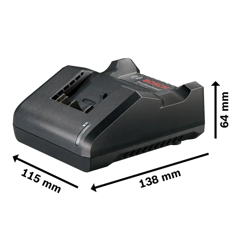 Kit 2 baterias gba 18V 2AH + carregador de baterias gal 18V-20 bivolt 18V Bosch — fotografia 6