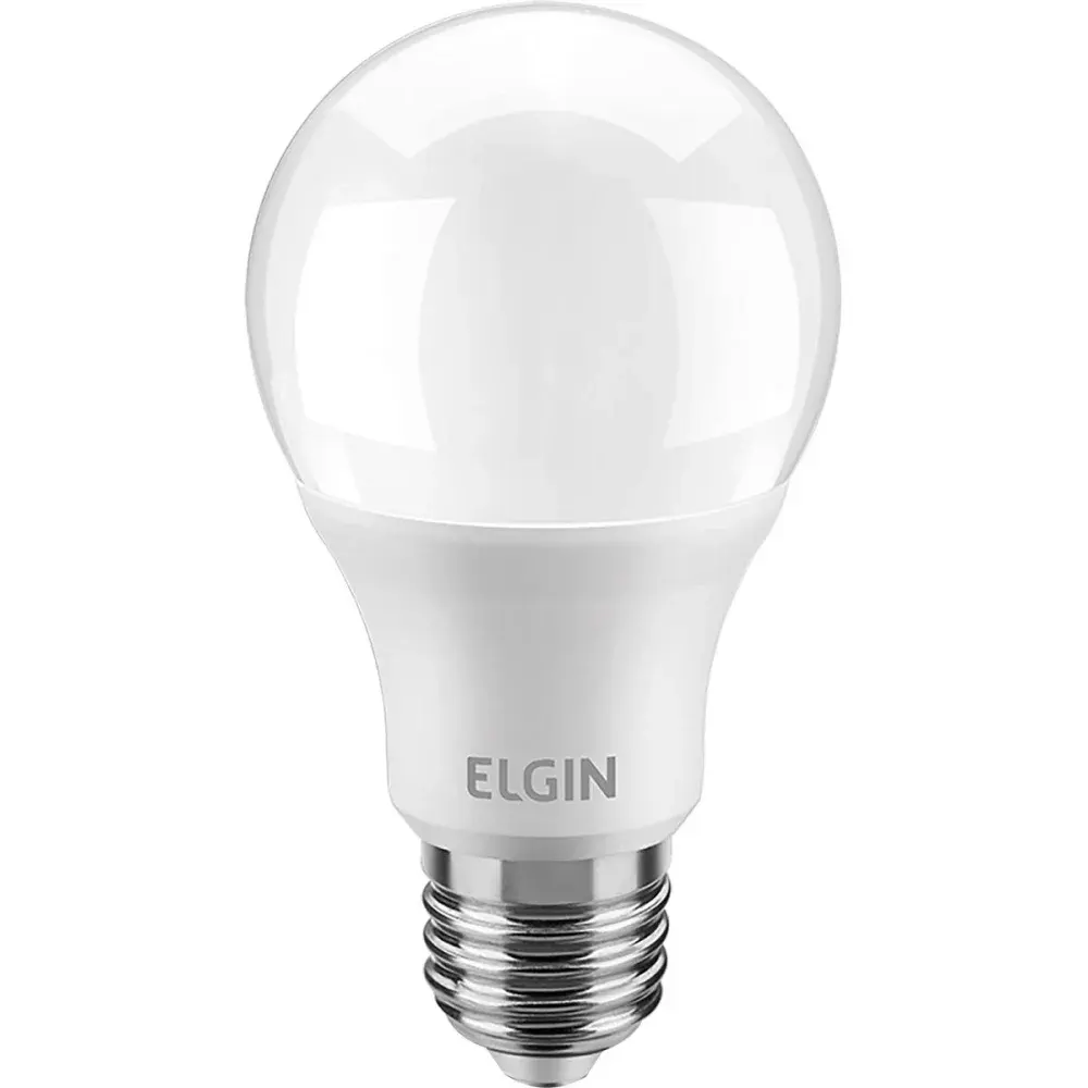 Lâmpada de led bulbo A60 E27 90LM 9W 6500K biv Elgin