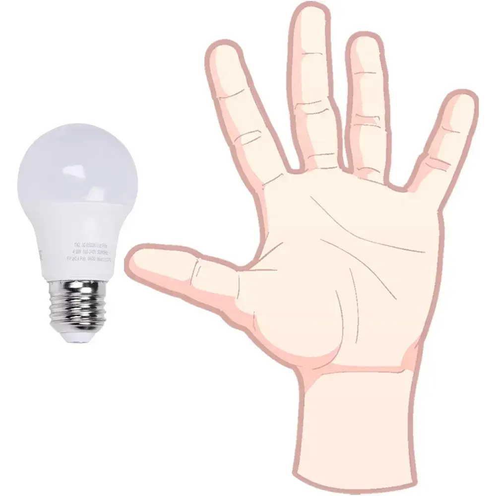 Lâmpada led E27 4,9W 6500K biv Taschibra — fotografia 8