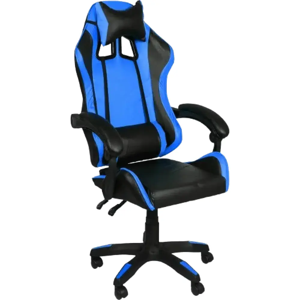 Cadeira gamer azul e preta 120KG Kala — fotografia 4