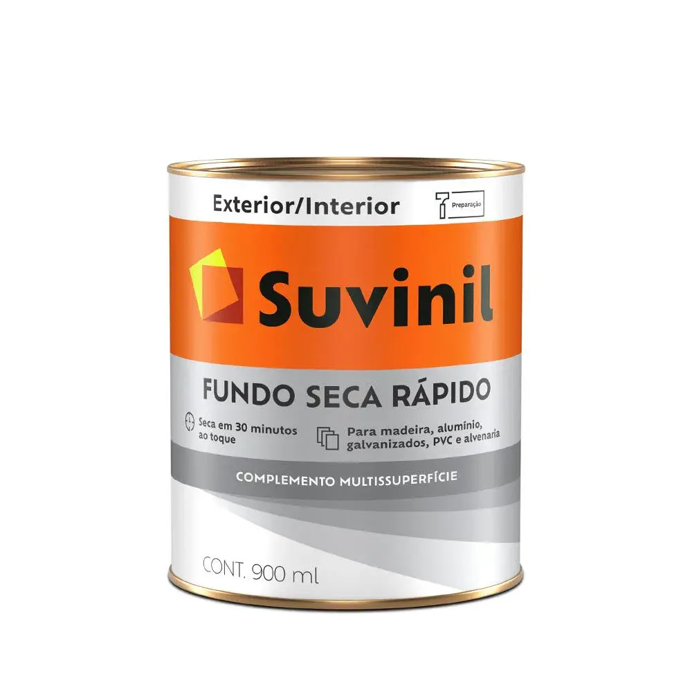 Tinta para fundo seca rápido branco 900ML Suvinil