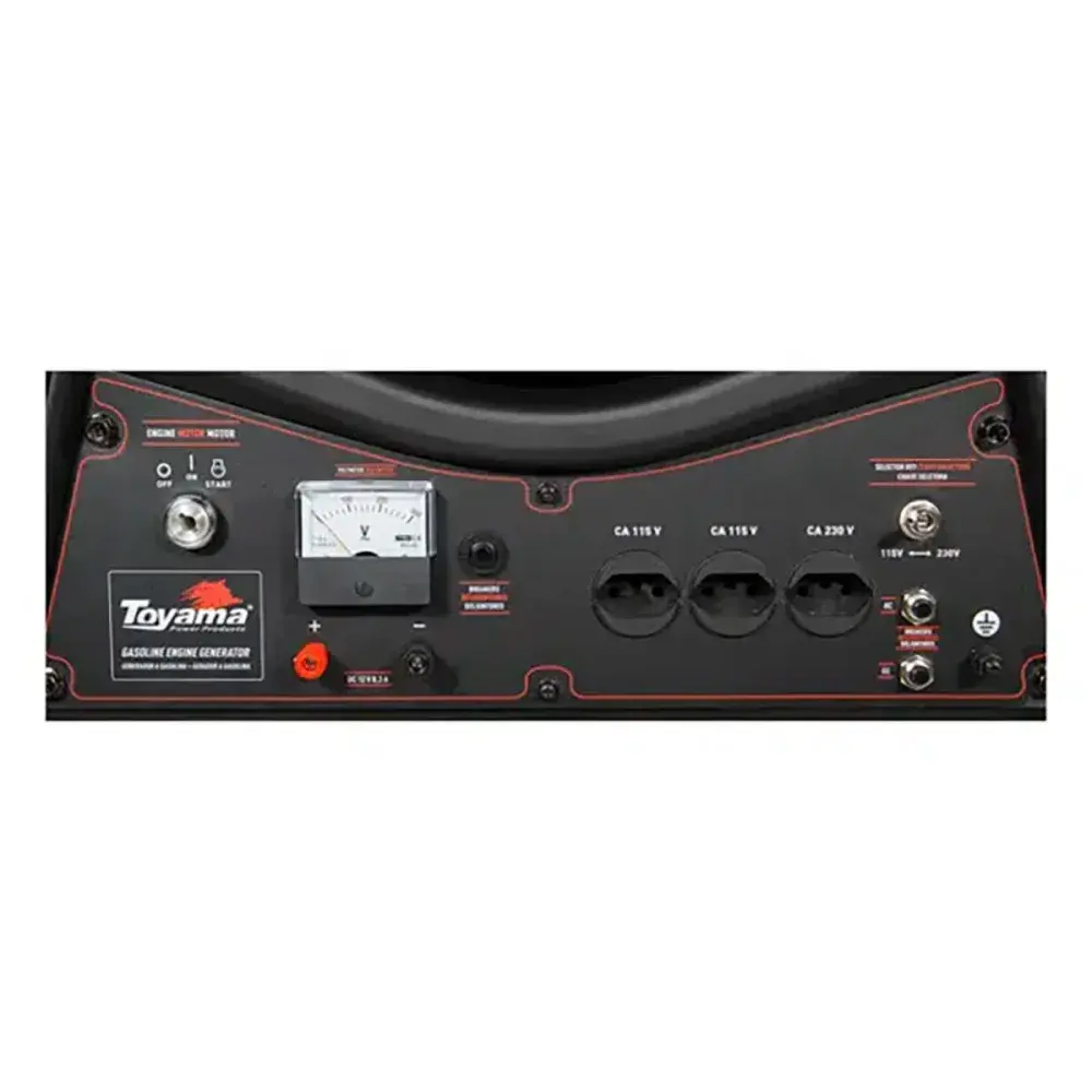 Gerador de energia a gasolina a ar 212CC 3.1 kva mono Toyama — fotografia 11