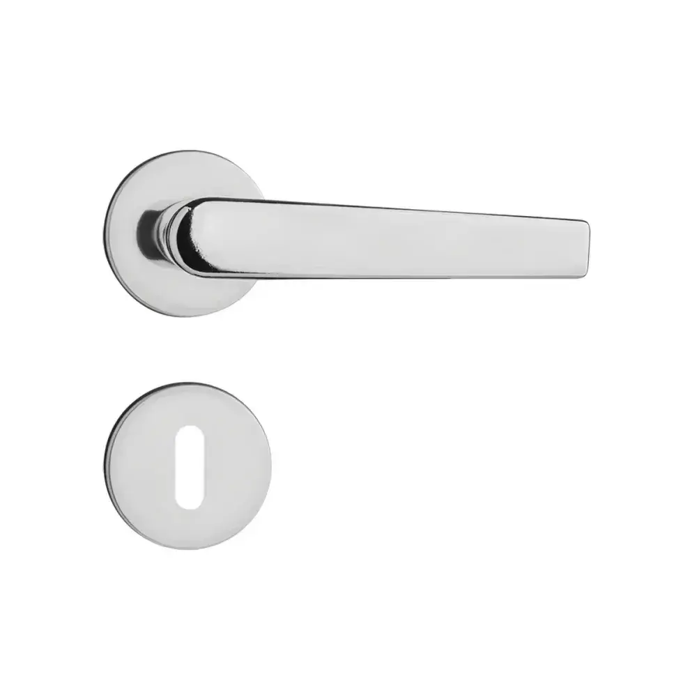 Fechadura de banheiro concept roseta cromada Pado — fotografia 3