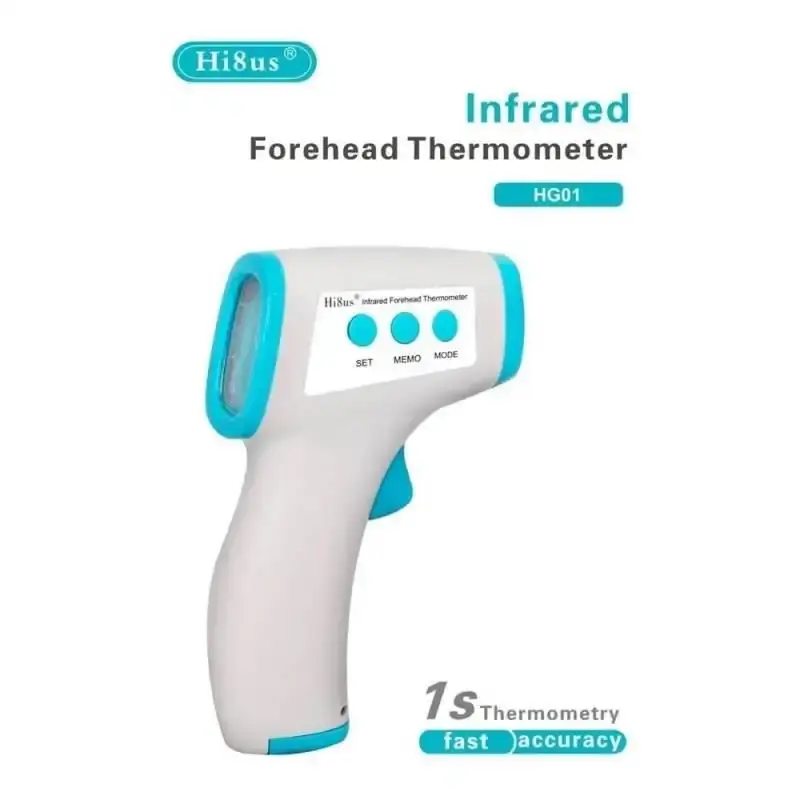 Termômetro digital infravermelho aferição de temperatura corporal à distância HG01 TR-19 HI8US — fotografia 3